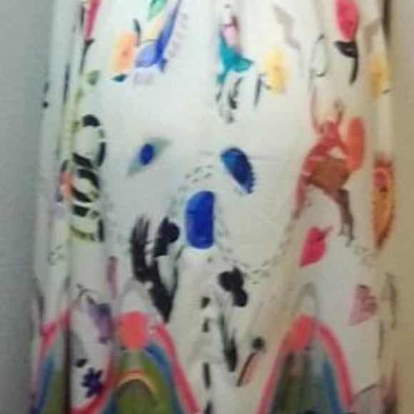 Colorful Abstract Print Dress - Picture 7 of 8